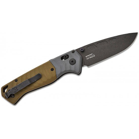 Benchmade PSK MAGNACUT 593BK GRAY & OD GREEN OD G10