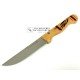 Cuchillo Taramundi Mesa 10 cm  Madera Boj Decorado Tradicional en Rojo