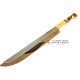 Cuchillo Jamonero Taramundi Mesa 24,5 cm  Madera Boj Decorado Tradicional en Rojo