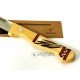 Cuchillo Jamonero Taramundi Mesa 24,5 cm  Madera Boj Decorado Tradicional en Rojo