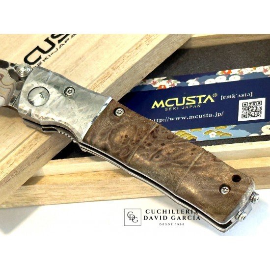 Mcusta MC-145SL - Pieza Única - Mokumé Damascus - Mango Madera De Membrillo 