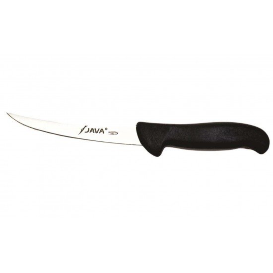 Java Cuchillo Deshuesador Hoja inyectada  curva flexible negro 15 cm