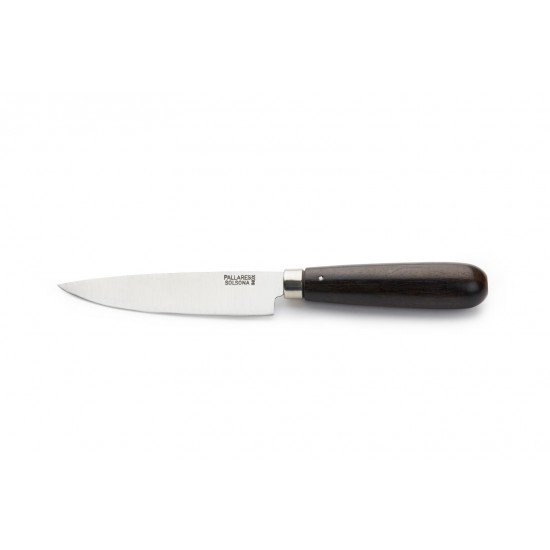 Cuchillo Cocina Pallarès Acero Inox con Mango en Madera de Ébano 12 cm