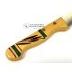 Cuchillo Taramundi Mesa 10 cm  Madera Boj Decorado Tradicional en Verde